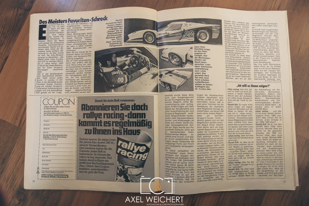 Lotus Europa Gruppe 5 - Einzigartig in seiner Art – Galerie 10 – Foto 97