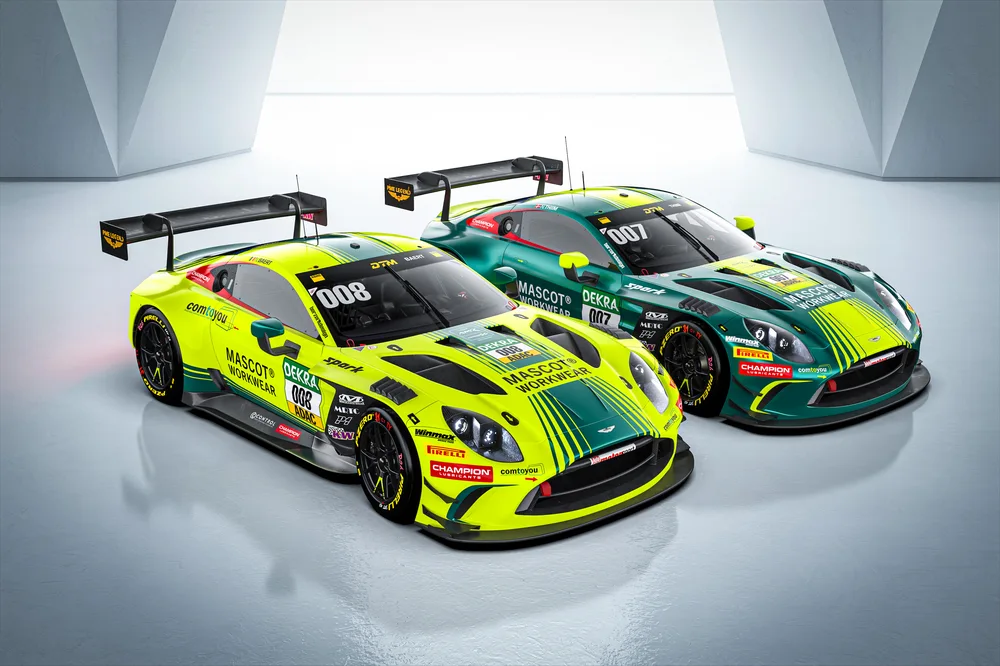 Der belgische Rennstall Comtoyou Racing startet seit 2025 in der DTM (Foto: Aston Martin)