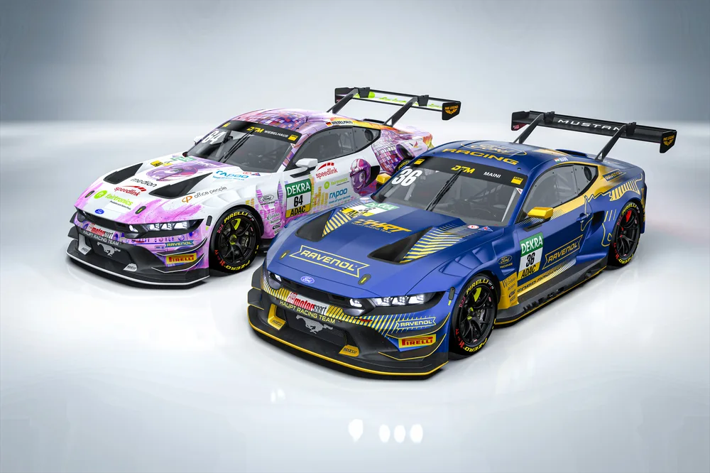 Der Ford Mustang GT3 erhält für 2026 ein Evo-Paket (Foto: HRT)