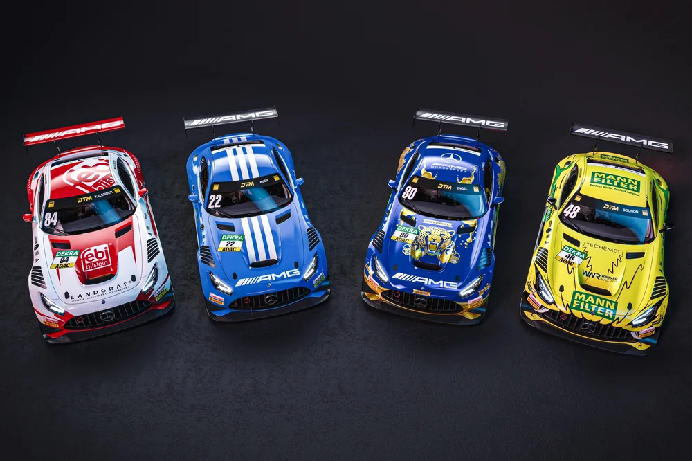 Adidas, Gepard und Mamba: Mercedes-AMG präsentiert spektakuläre DTM-Designs