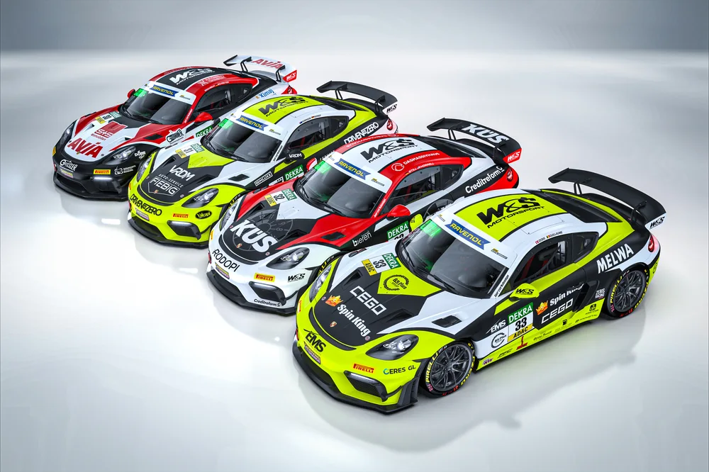 Großaufgebot für AVIA W&S Motorsport in der ADAC GT4 Germany