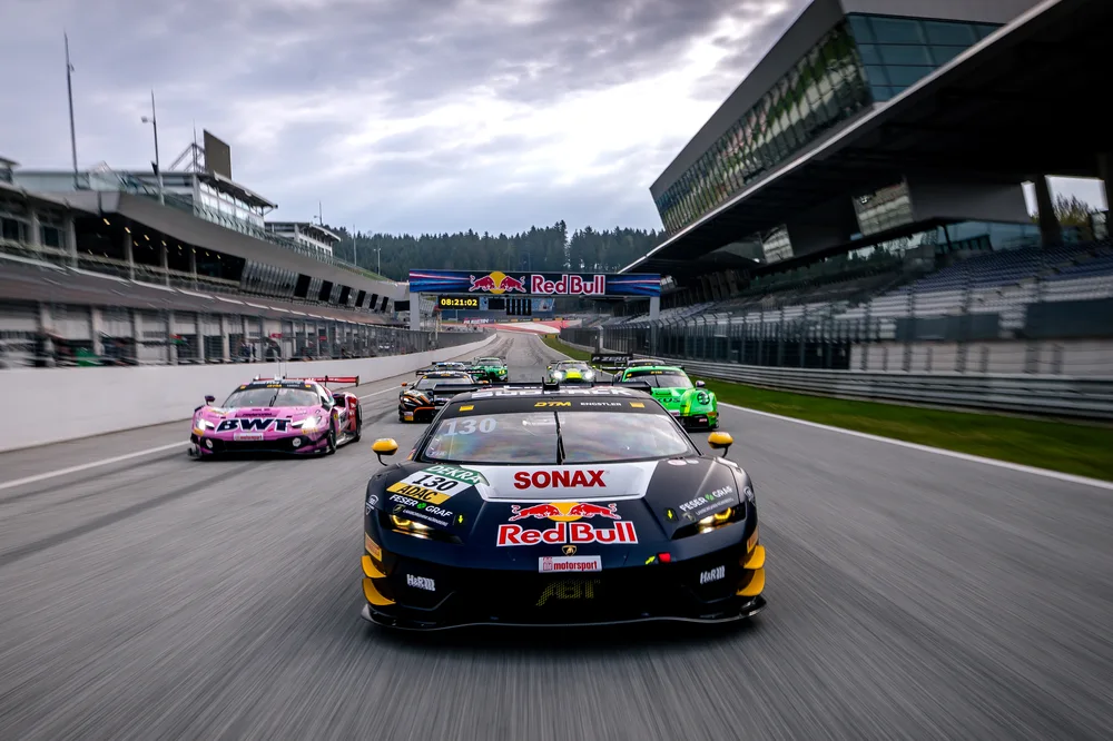 Fleißigster Fahrer beim DTM-Test auf dem Red Bull Ring: Lamborghini-Pilot Luca Engstler