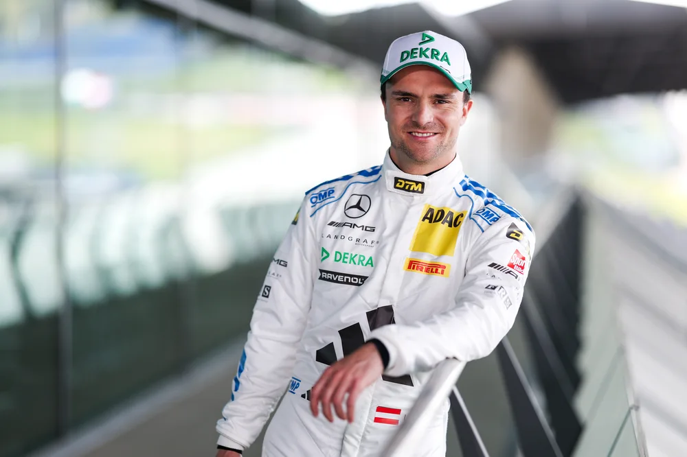 Freut sich auf sein Heimspiel in Spielberg: Mercedes-AMG-Pilot Lucas Auer