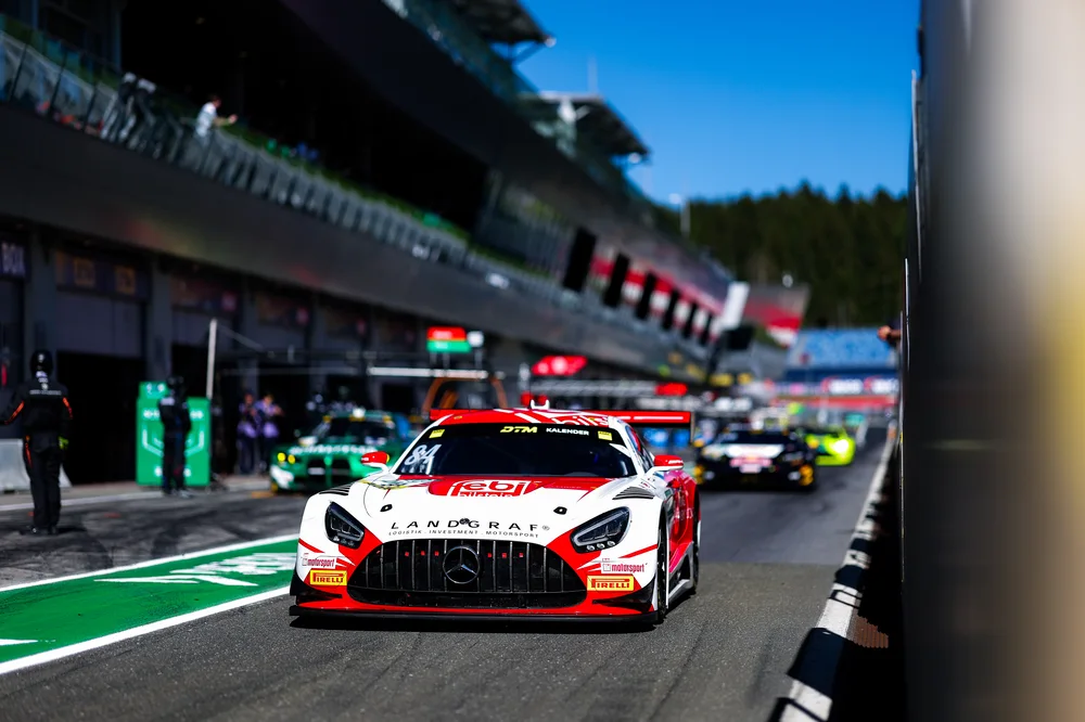 Tom Kalender steuerte seinen Mercedes-AMG GT3 auf Position fünf