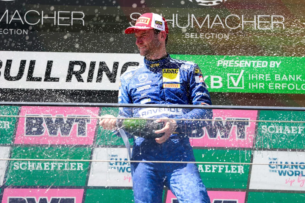 Maro Engel machte das erste Podium der DTM 2026 komplett