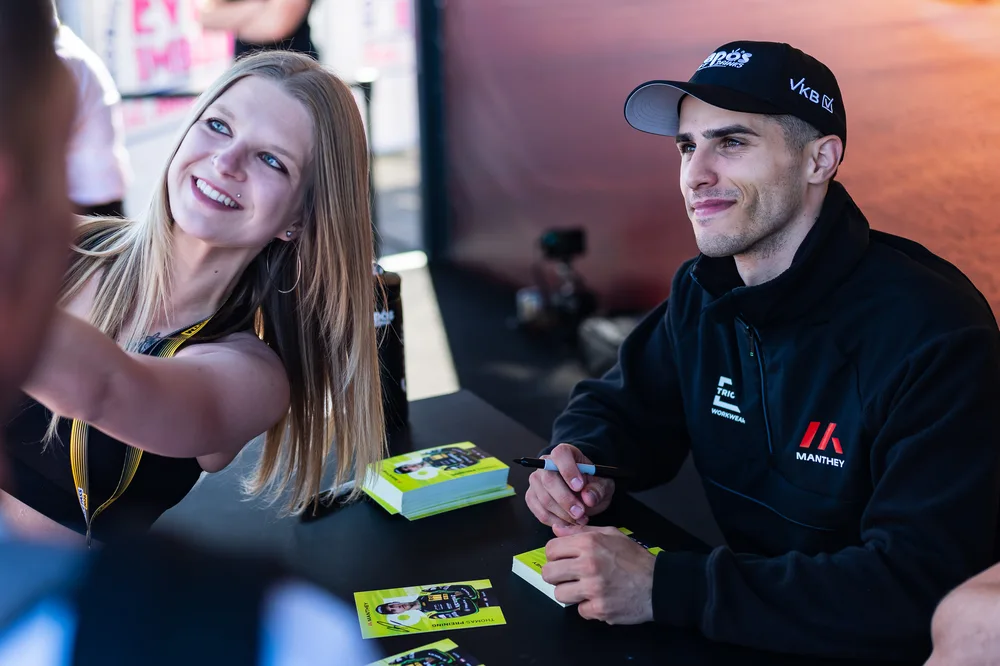Thomas Preining wurde von den Fans am Samstag zum „Driver of the Day“ gewählt