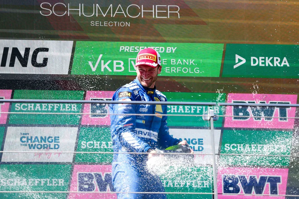 Maro Engel looks back particularly fondly on his moments on the DTM podium