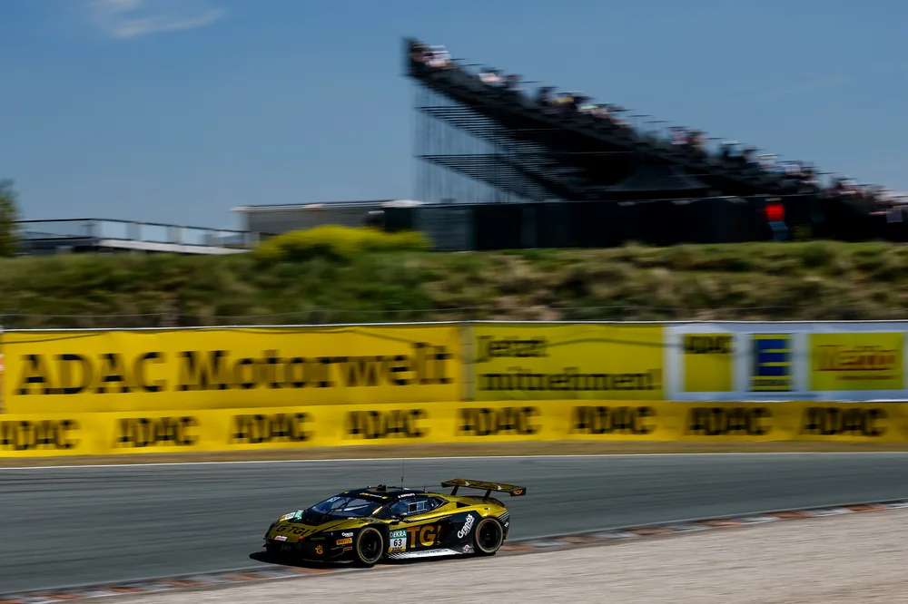 Mirko Bortolotti zeigte sich im neuen Lamborghini Temerario GT3 stark verbessert