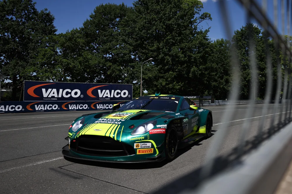 Aston-Martin-Pilot Nicki Thiim bestätige auf dem Norisring seine starke Form
