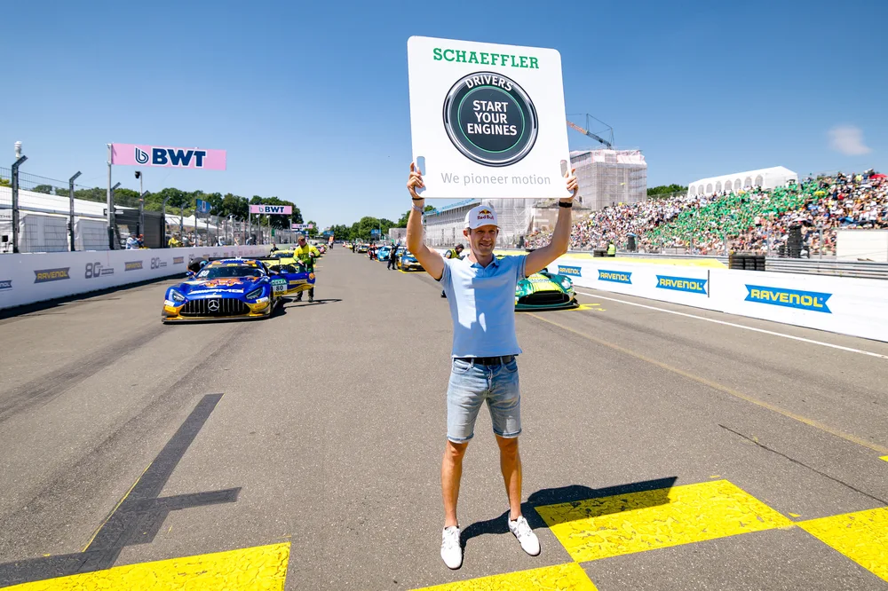 Rallye-Weltstar Sébastien Ogier zählte zu den VIP-Gästen auf dem Norisring