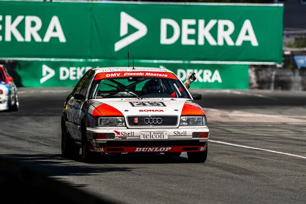 Mit dem großen Audi V8 sicherten sich die Ingolstädter 1990 und 1991 den Gesamtsieg