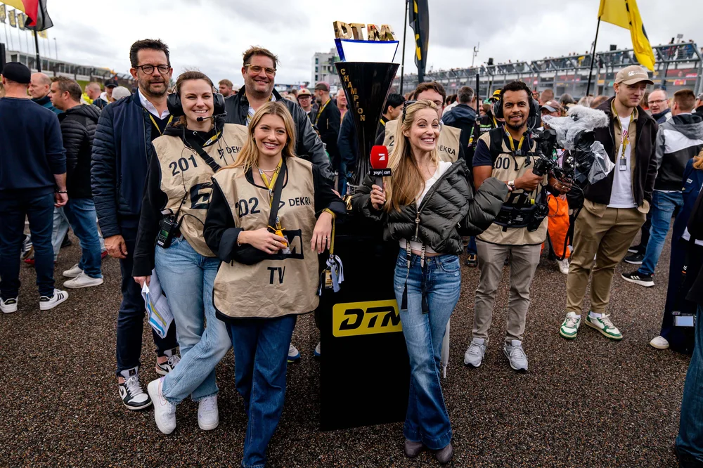Das Team von ProSiebenSat.1 freute sich über ein DTM-Jubiläum