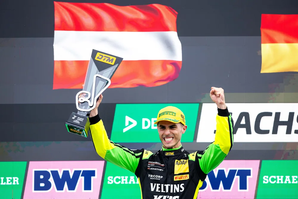 Sechstes Podium in Folge für DTM-Spitzenreiter Thomas Preining