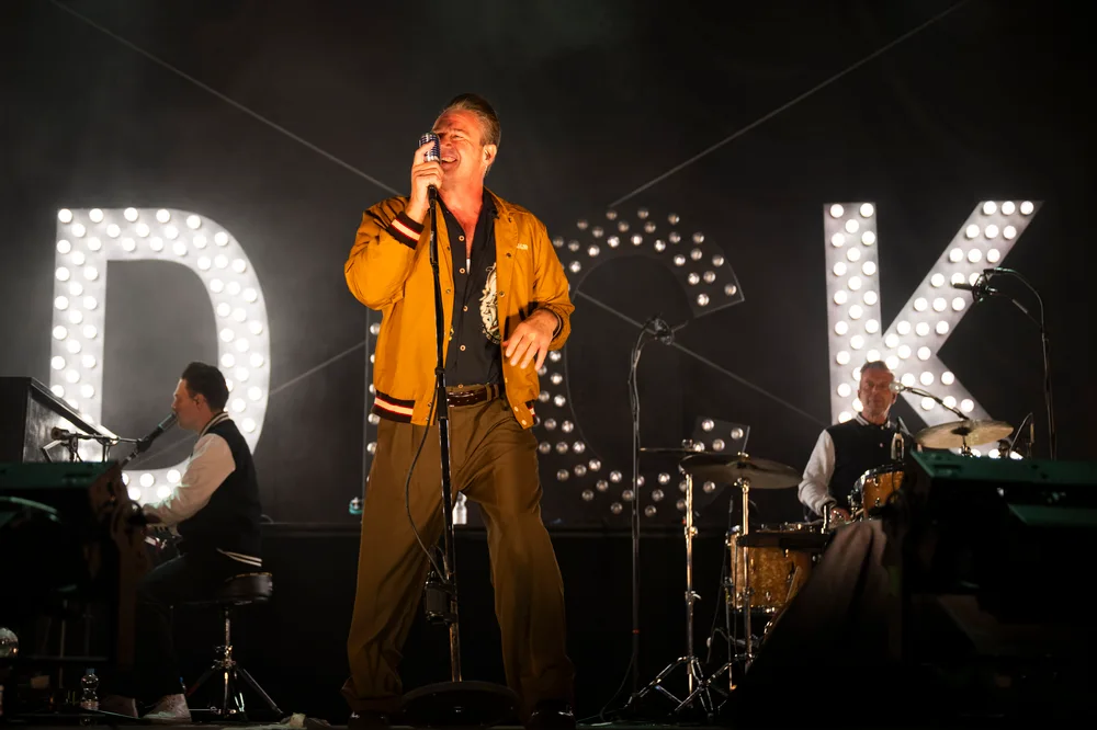 Nach dem Samstagsrennen sorgte Dick Brave für den musikalischen Höhepunkt