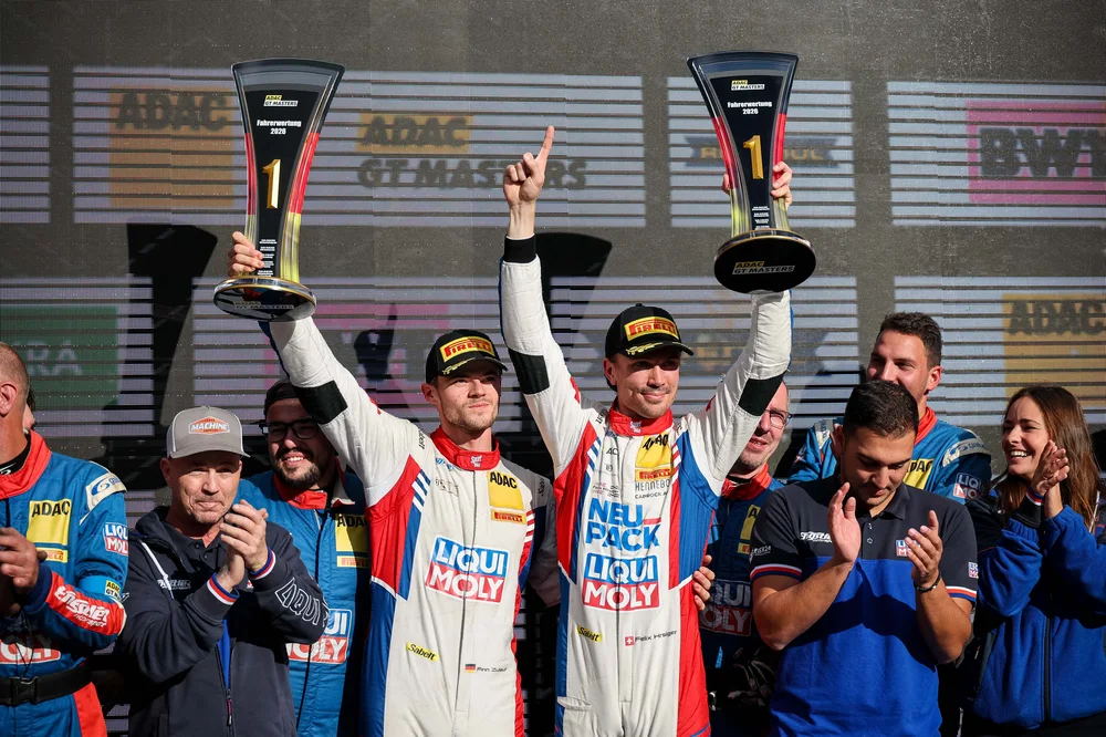 Finn Zulauf und Felix Hirsiger krönen sich mit Finalsieg zu den neuen Champions des ADAC GT Masters