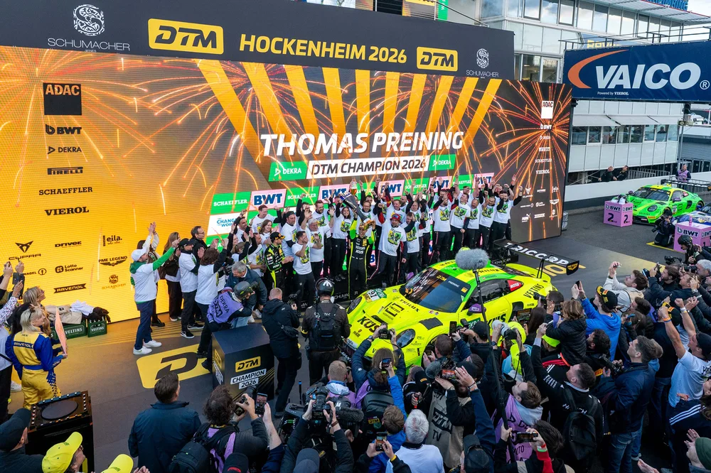 Gemeinsam mit Manthey holte Thomas Preining seinen zweiten DTM-Titel