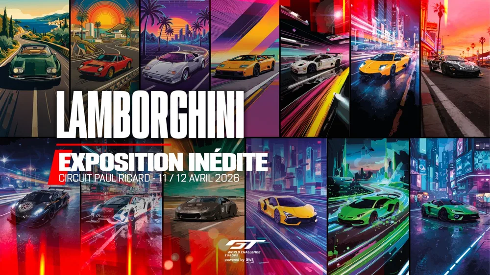 Eine außergewöhnliche Lamborghini-Präsentation bei der Eröffnung des GT World auf dem Circuit Paul Ricard