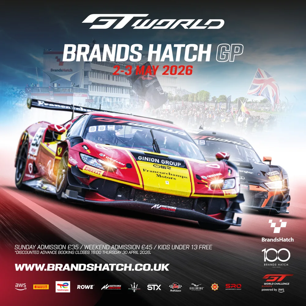 GT World bringt internationale Stars nach Brands Hatch zum Saisonauftakt des Sprint Cup
