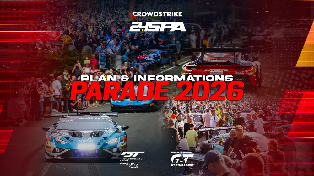 Der Umzug bringt die CrowdStrike 24 Stunden von Spa in die Stadt