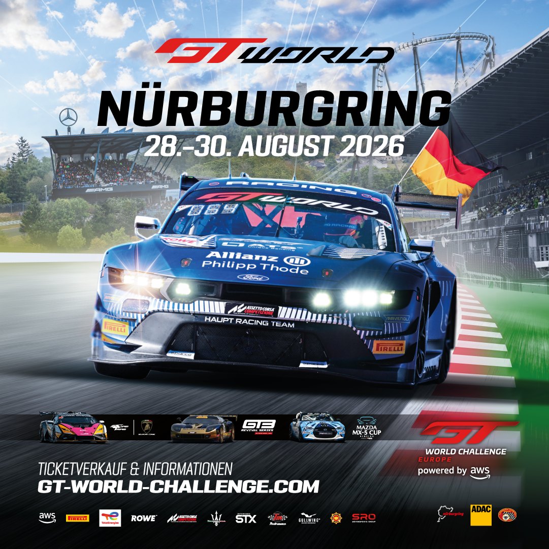 Nürburgring startet entscheidende Phase der GT World Challenge powered by AWS-Kampagne